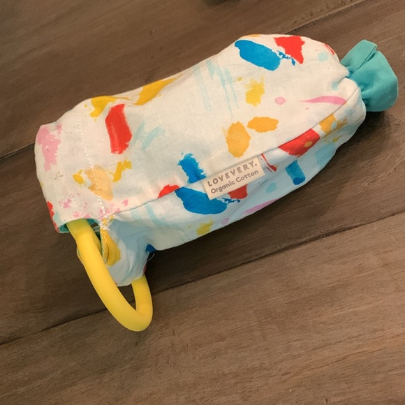 LOVEVERY Threadable Bead Kit & Organic Cotton Sensory Pouch Bundle Learning Toy - Picture 2 of 9